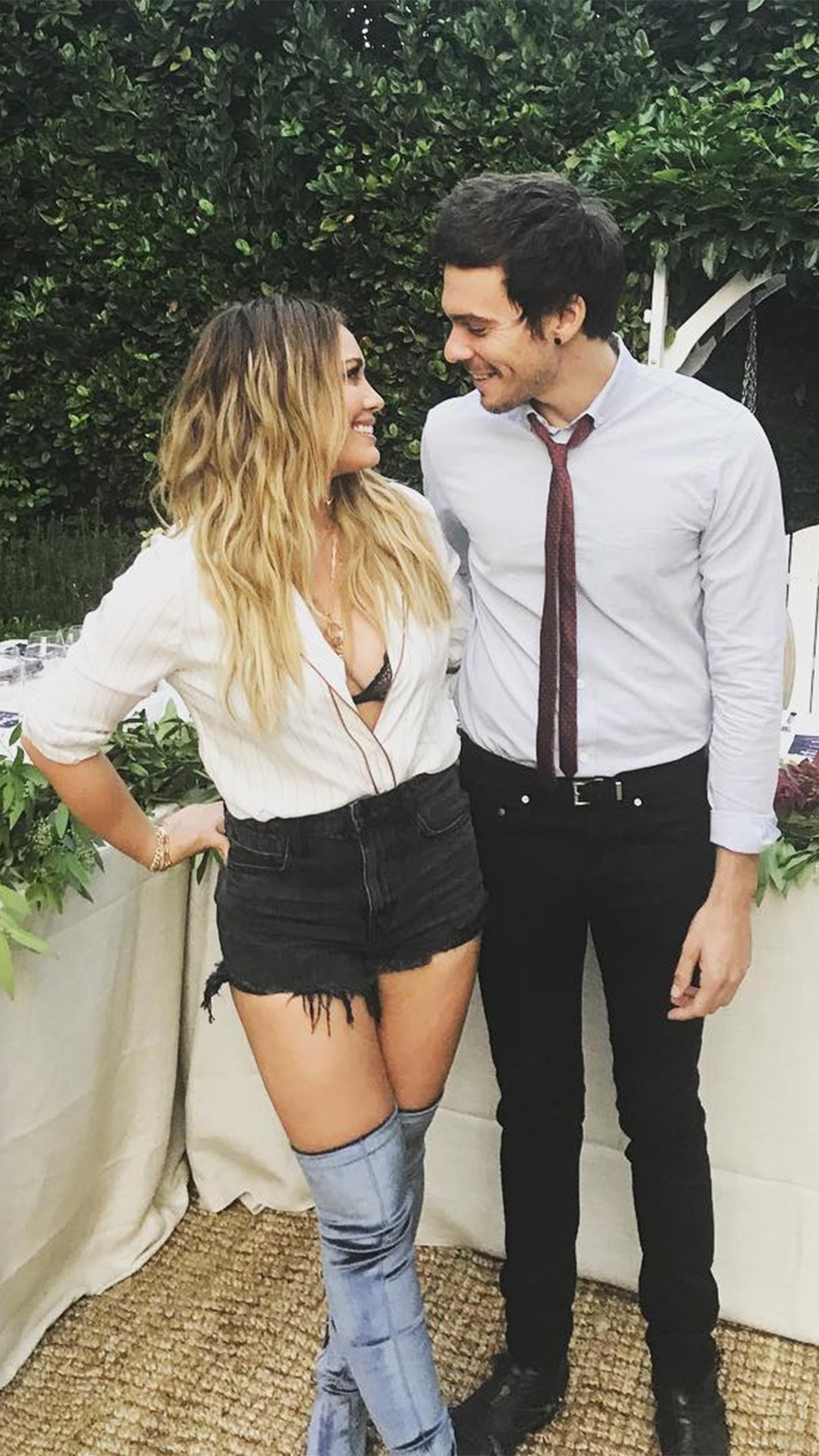 Hilary Duff Gives Matthew Koma a Big Kiss: Inside Their Romance - E